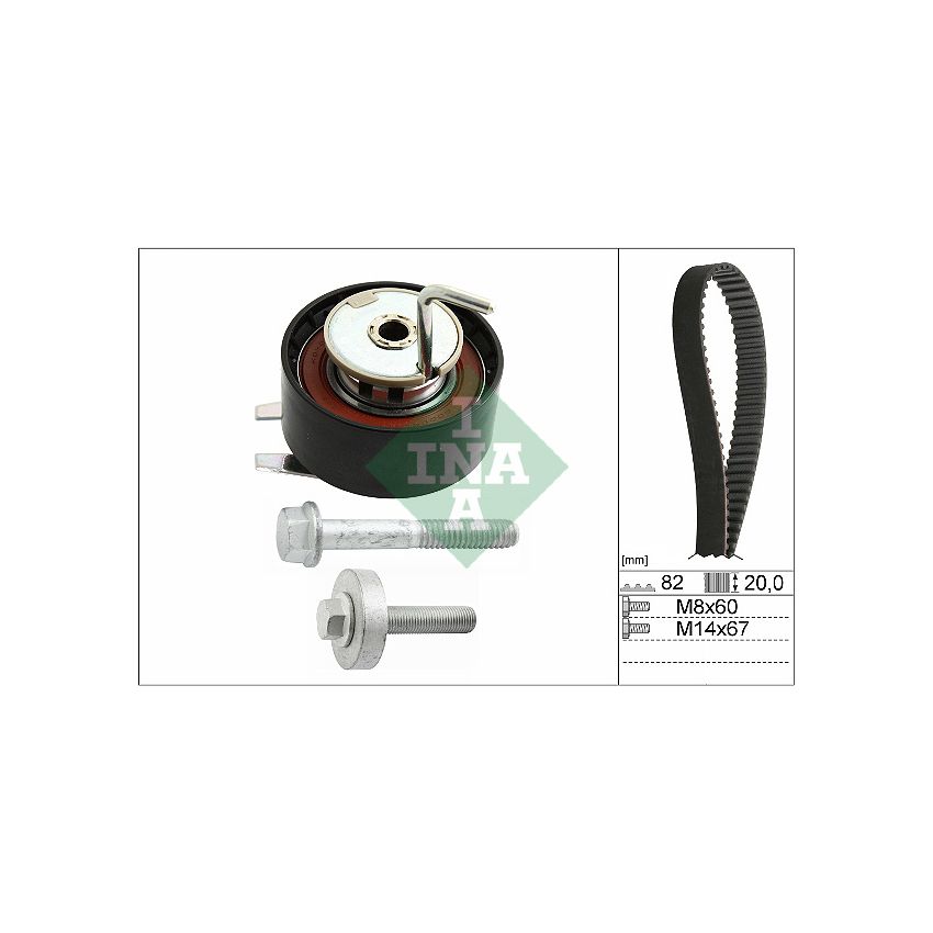 KOMPLET ROZRZĄDU INA 530069310 ROVER 2.7D 04-
