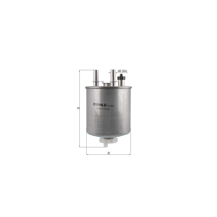 FILTR PALIWA KNEHT KL834 RENAULT 1.5-3.0DCI 05-