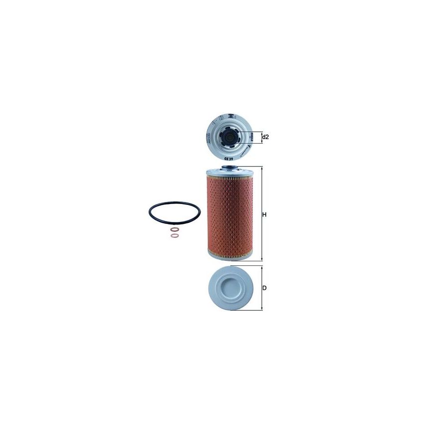 FILTR OLEJU KNEHT OX39D RENAULT 2.5 83-93