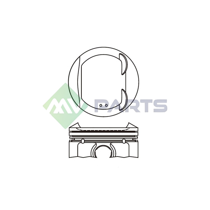 TŁOK MV PARTS P7716 STD NISSAN 16V 1.8 07-