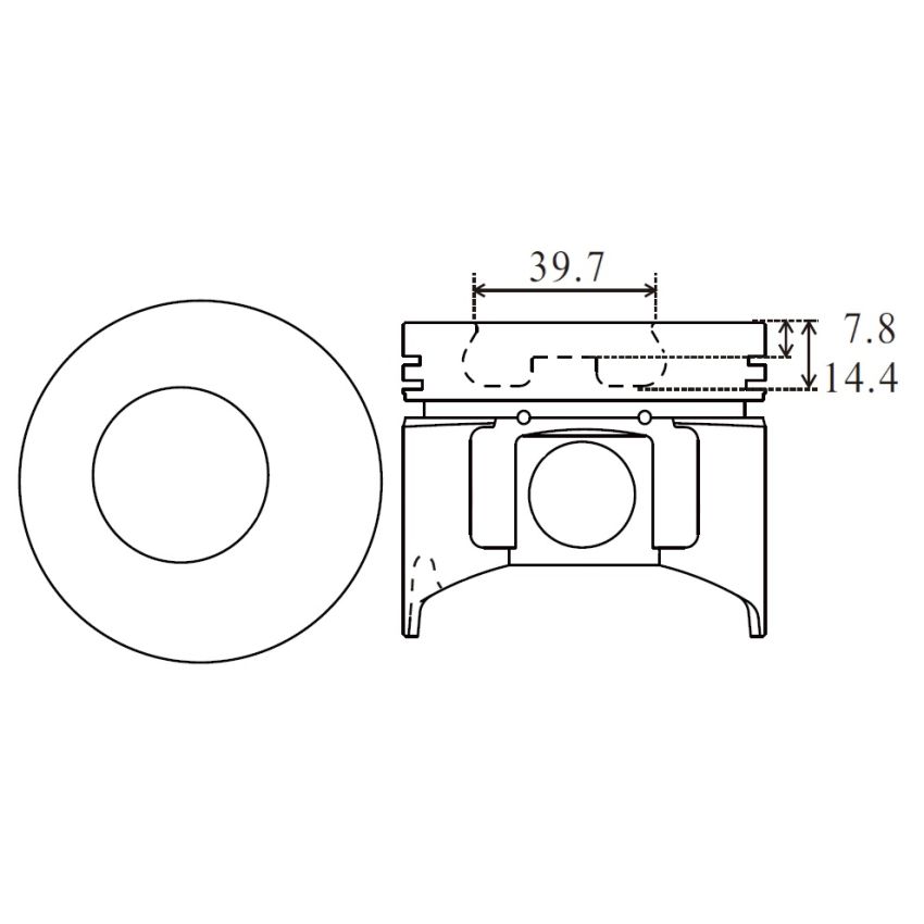 TŁOK MV PARTS P7720 STD YANMAR 3TNV82A