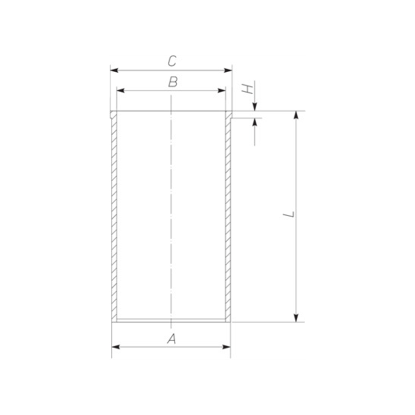 TULEJA CYLINDROWA MAHLE 001WV0700 MERCEDES 1.9 59-61
