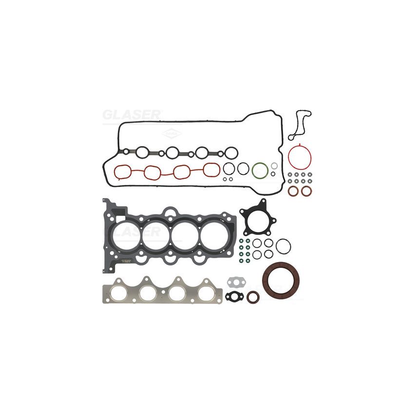 KOMPLET USZCZELEK SILNIKA GLASER S40555-01 KPL.SILN.HY 1.6 10-17