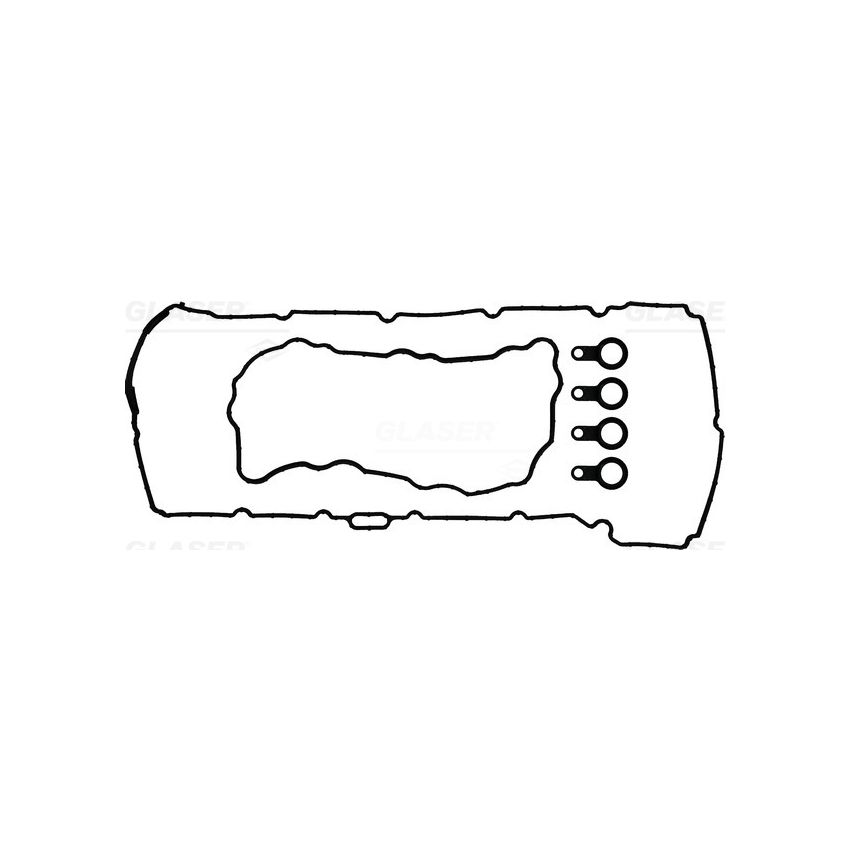 KOMPLET USZCZELEK POKRYWY ZAWORÓW GLASER V38814-00 2.0-2.2D 09-
