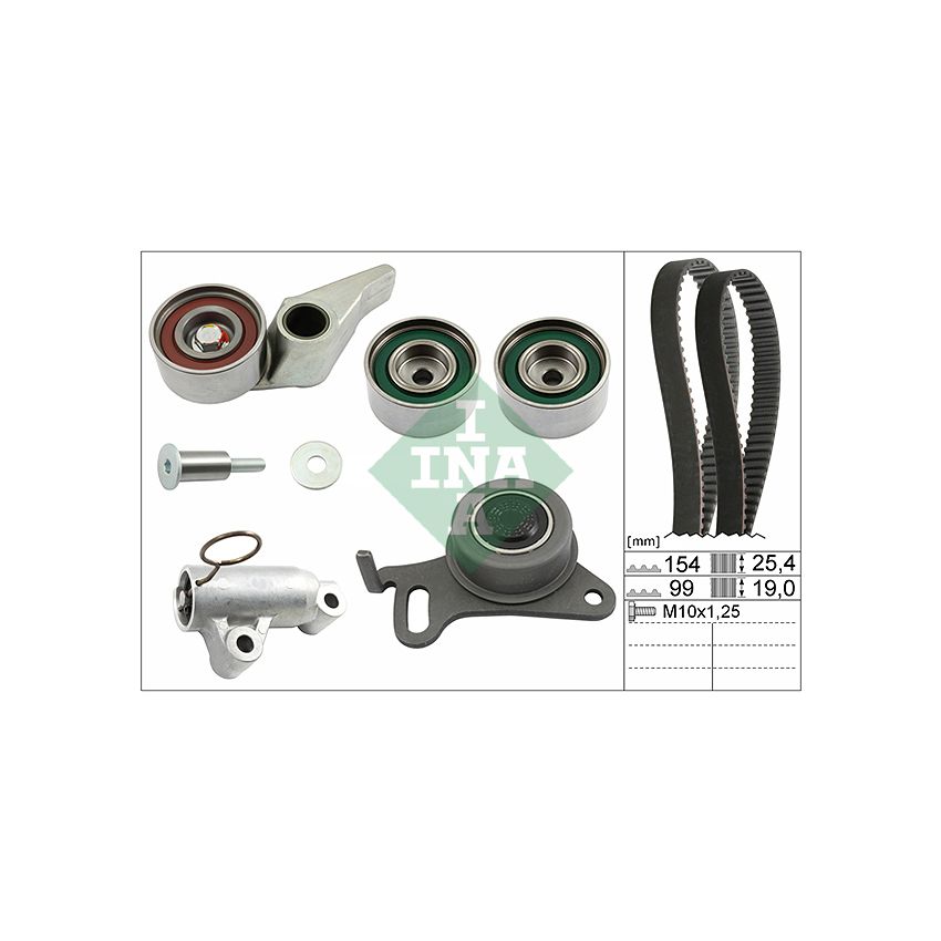 KOMPLET ROZRZĄDU INA 530059410 MITSUBISHI 2.5D 04-16