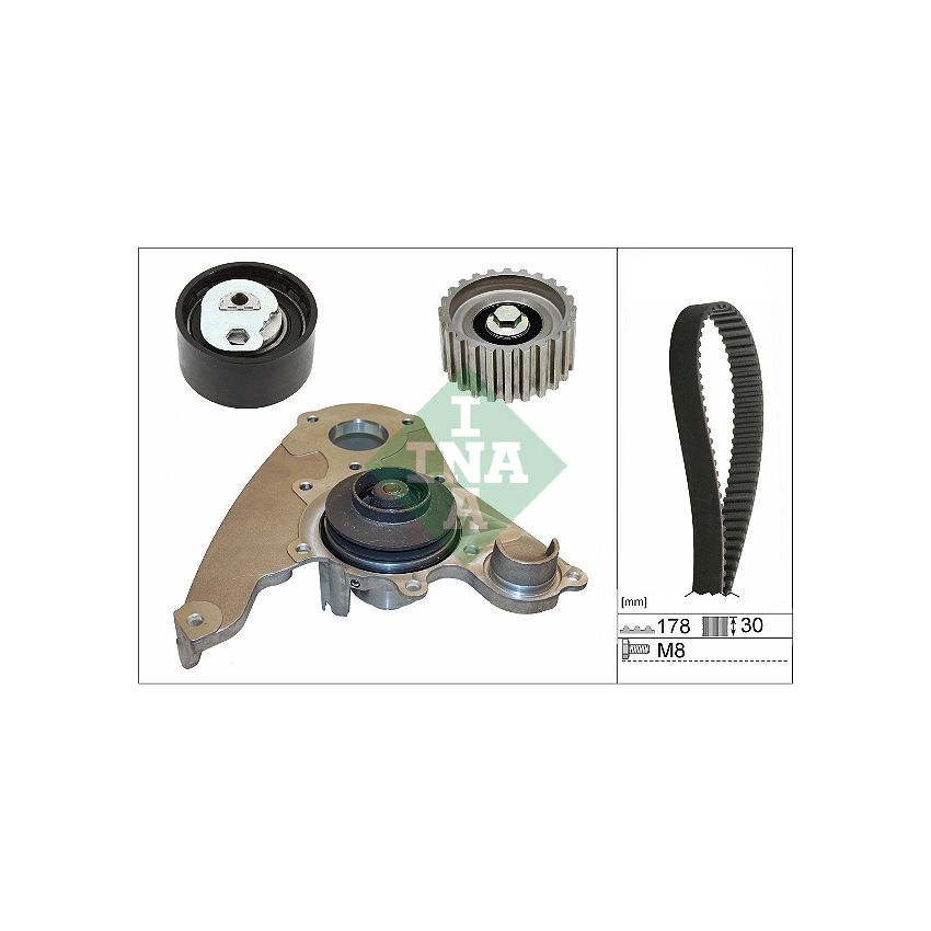 KOMPLET ROZRZĄDU INA 530023230 FORD T 2.3D 01-