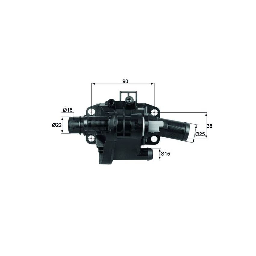TERMOSTAT MAHLE TH4183 PSA 1.6HDI 04-