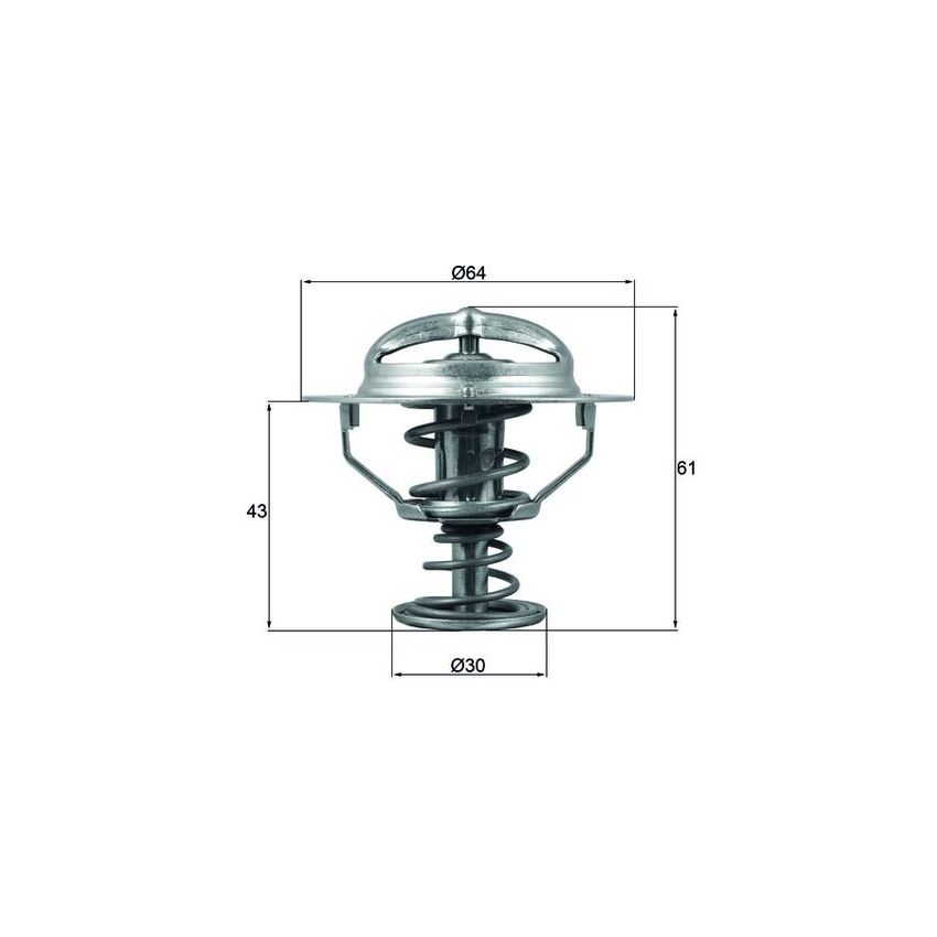TERMOSTAT MAHLE TX17878D HONDA 2.0-3.7 90-