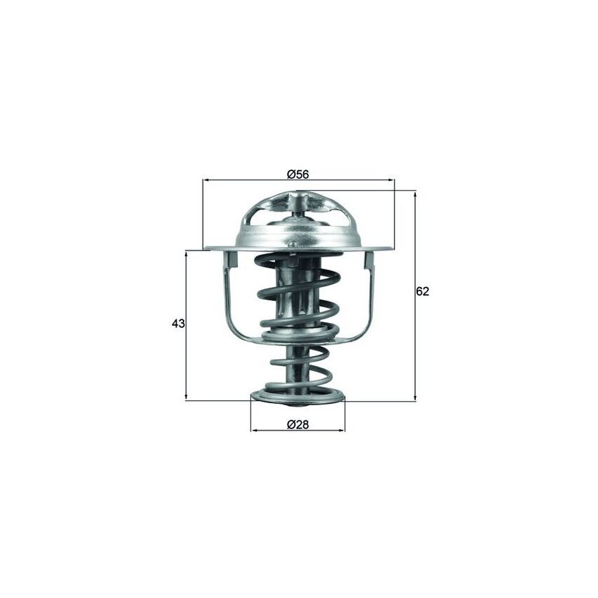 TERMOSTAT MAHLE TX19771D RENAULT 3.0DCI 03-