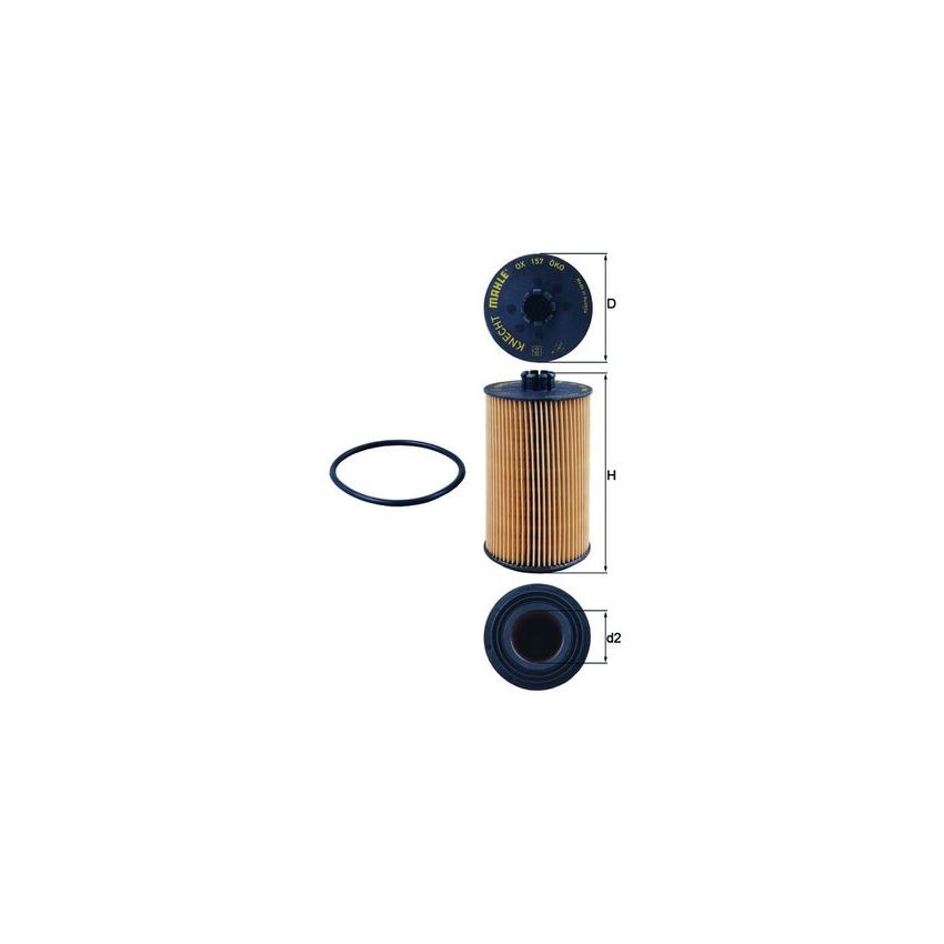 FILTR OLEJU KNEHT OX157D DEUTZ TCD2012L04 4V -