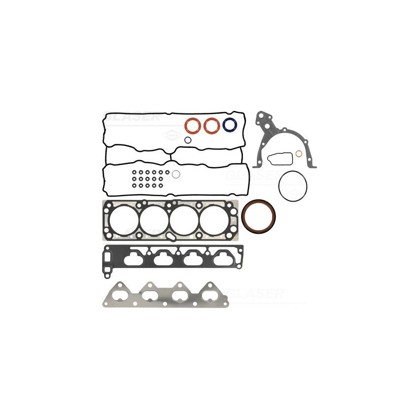 KOMPLET USZCZELEK GŁOWICY GLASER S38578-00 CHEVROLET 16V 1.8 03-