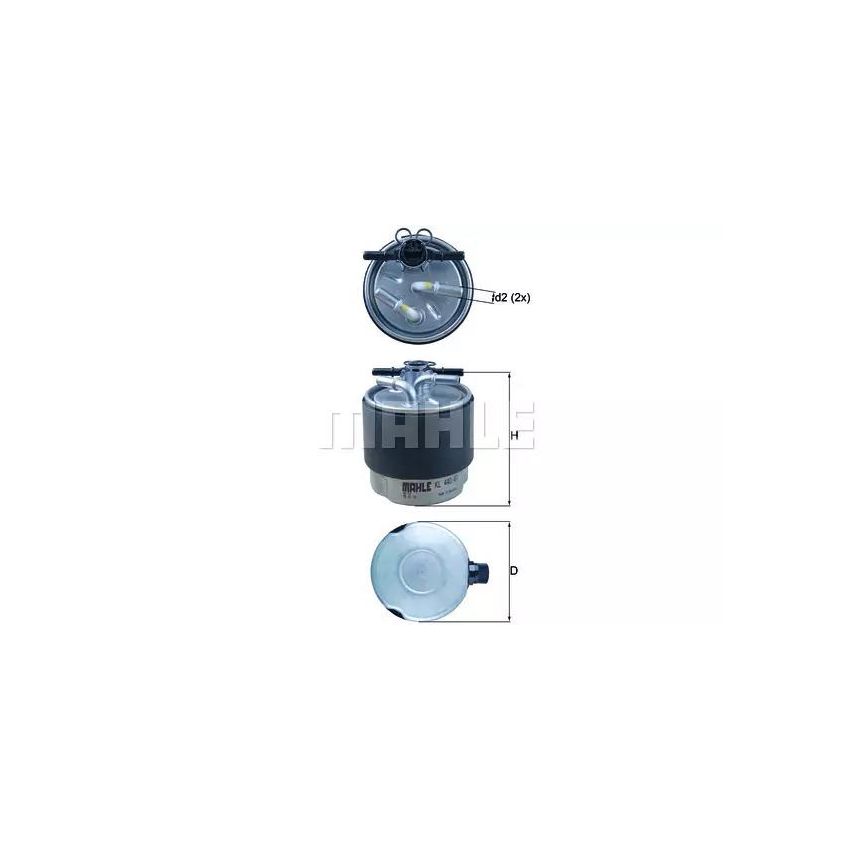 FILTR PALIWA KNEHT KL440/41 NISSAN 1.5-2.5DCI 07-14