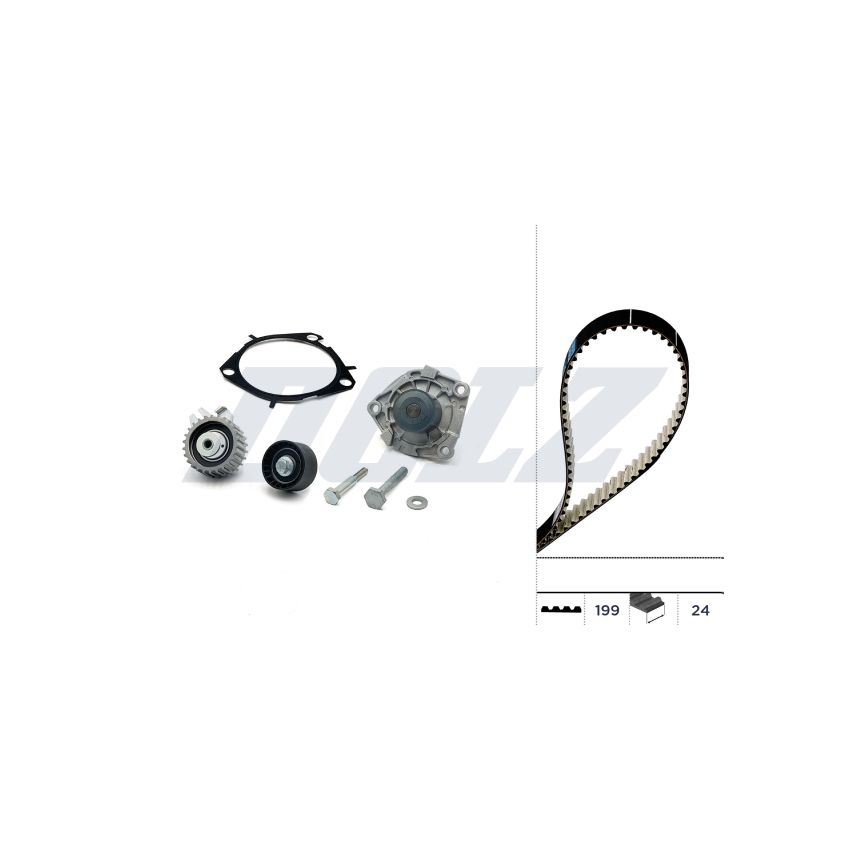 KOMPLET ROZRZĄDU DOLZ KD102 OPEL 1.9-2.0D 03-