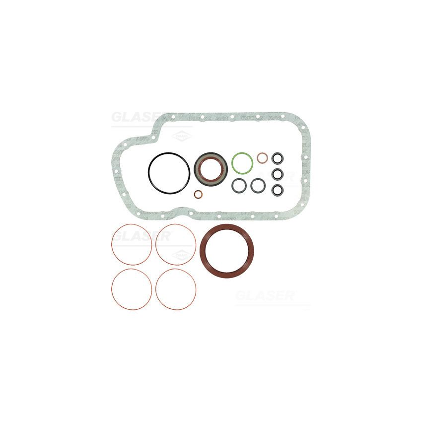 KOMPLET USZCZELEK BLOKU GLASER B36999-00 FIAT 1.4 87-