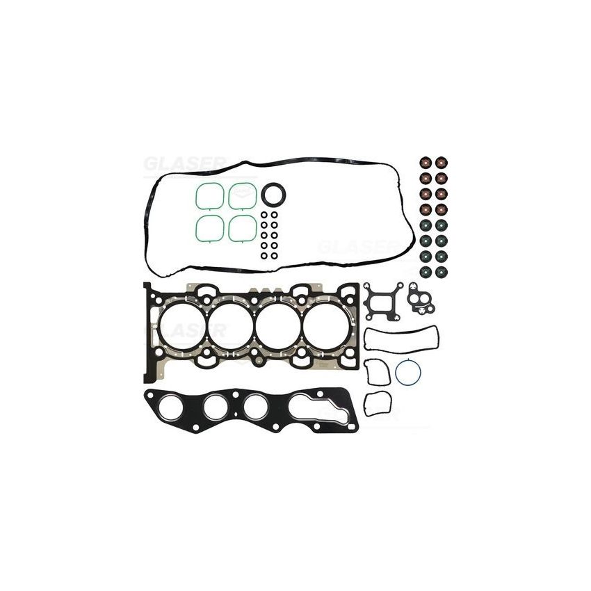 KOMPLET USZCZELEK GŁOWICY GLASER D84807-00 FORD 2.5 12-