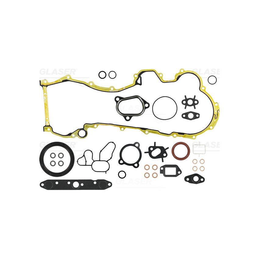 KOMPLET USZCZELEK BLOKU GLASER B36649-00 OPEL 1248cc TD/JTD 00-