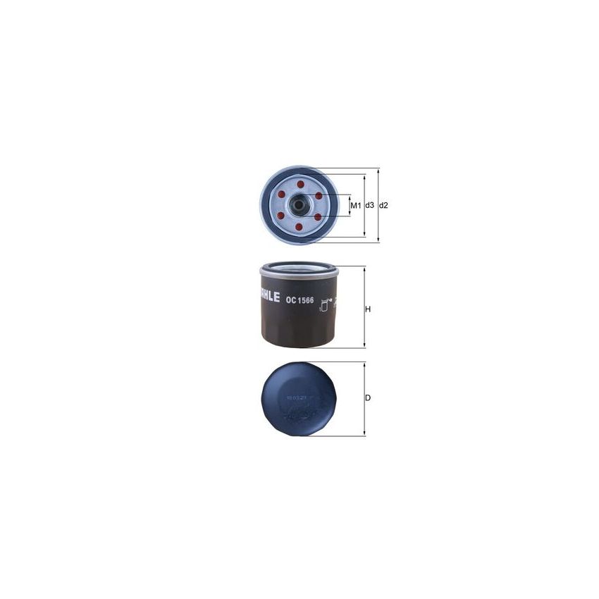 FILTR OLEJU KNEHT OC1566 NISSAN 1.0-3.7 00-19