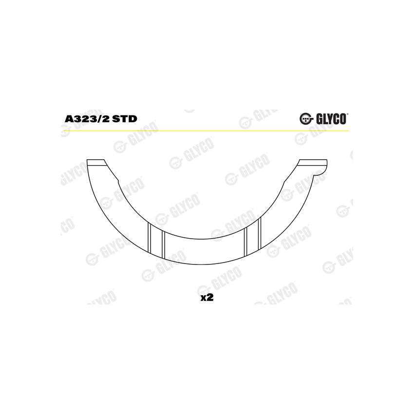 PANEWKI OPOROWE GLYCO A3232 STD NISSAN 3.0D 97-