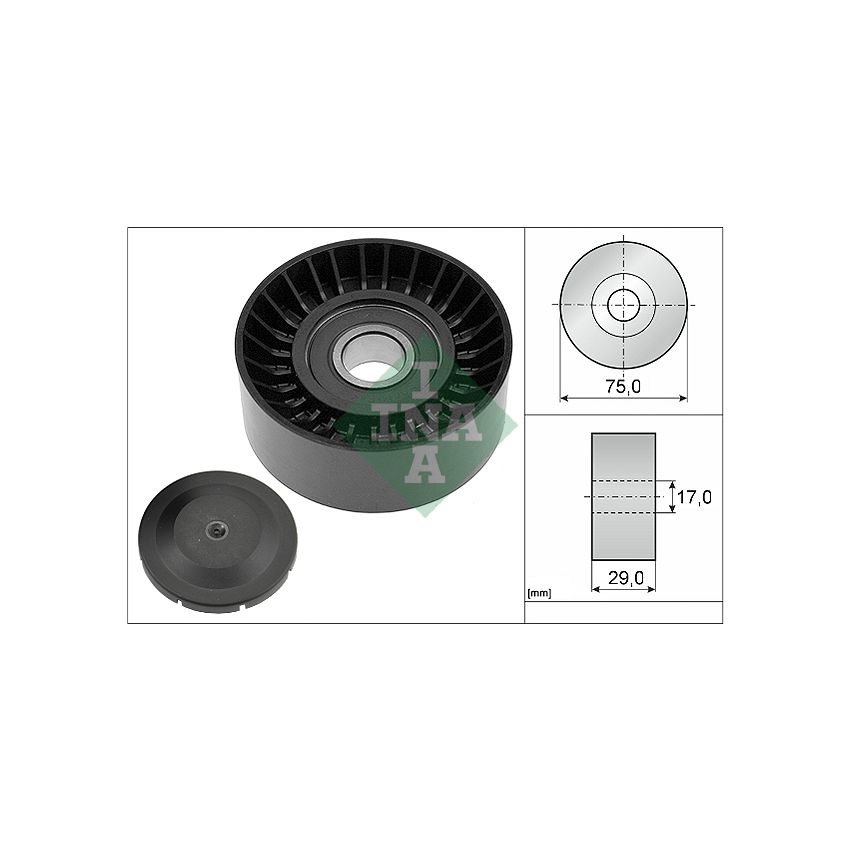 NAPINACZ PASKA INA 532053610 VW 2.5TDI 06-13
