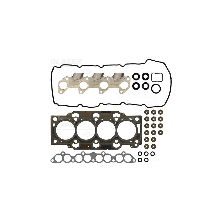 KOMPLET USZCZELEK GŁOWICY GLASER D90283-00 HYUNDAI 16V 1.6CRDI 06-