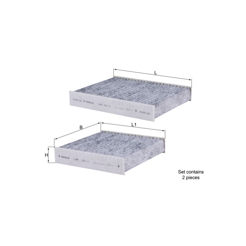 FILTR KABINOWY KNEHT LAK191/S PSA 1.2-1.6HDI 09-19
