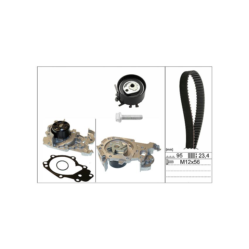 KOMPLET ROZRZĄDU INA 530019530 RENAULT 1.2 90-96