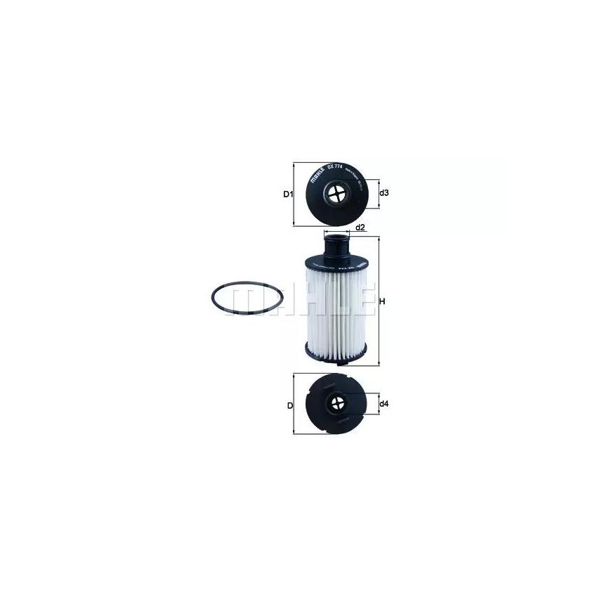 FILTR OLEJU KNEHT OX774D ROVER 3.0-5.0 09-19