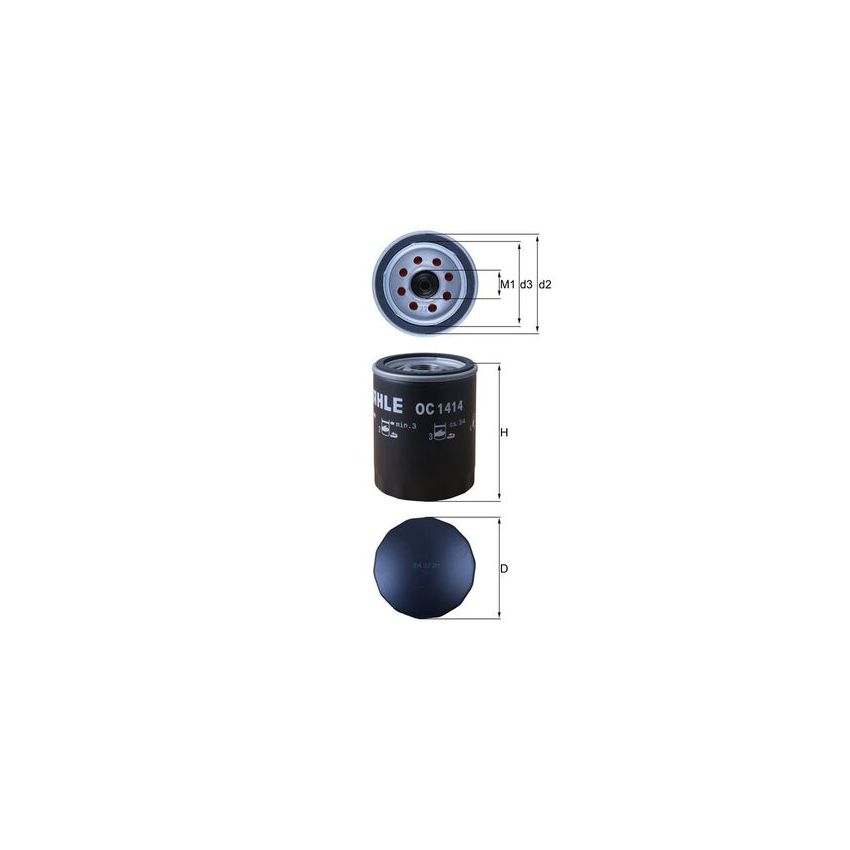 FILTR OLEJU KNEHT OC1414 FORD 2.0TDCI 15-