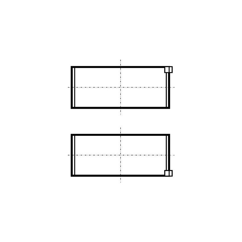 PANEWKI KORBOWODOWE KOLBENSCHMIDT 37174610 0.25 FIAT 2.0JTD-2.4JTD 03- 