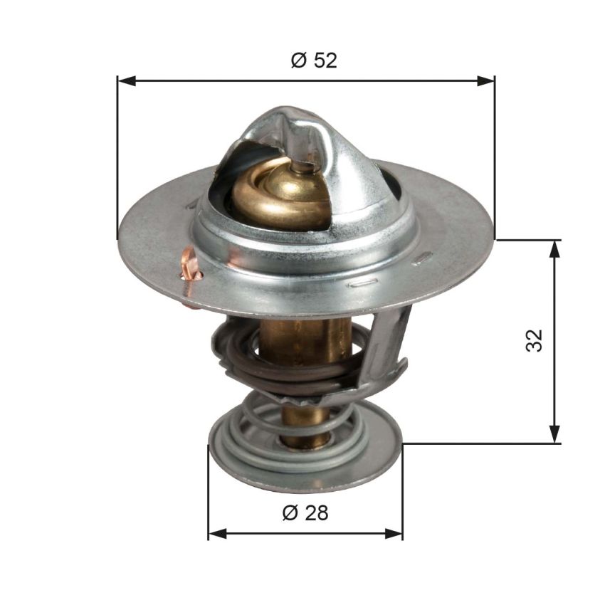 TERMOSTAT GATES TH50292G1 FORD 1.0 12-