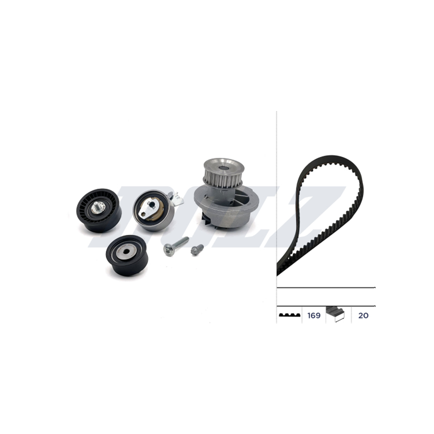 KOMPLET ROZRZĄDU DOLZ KD065 OPEL 1.4-1.8 93-