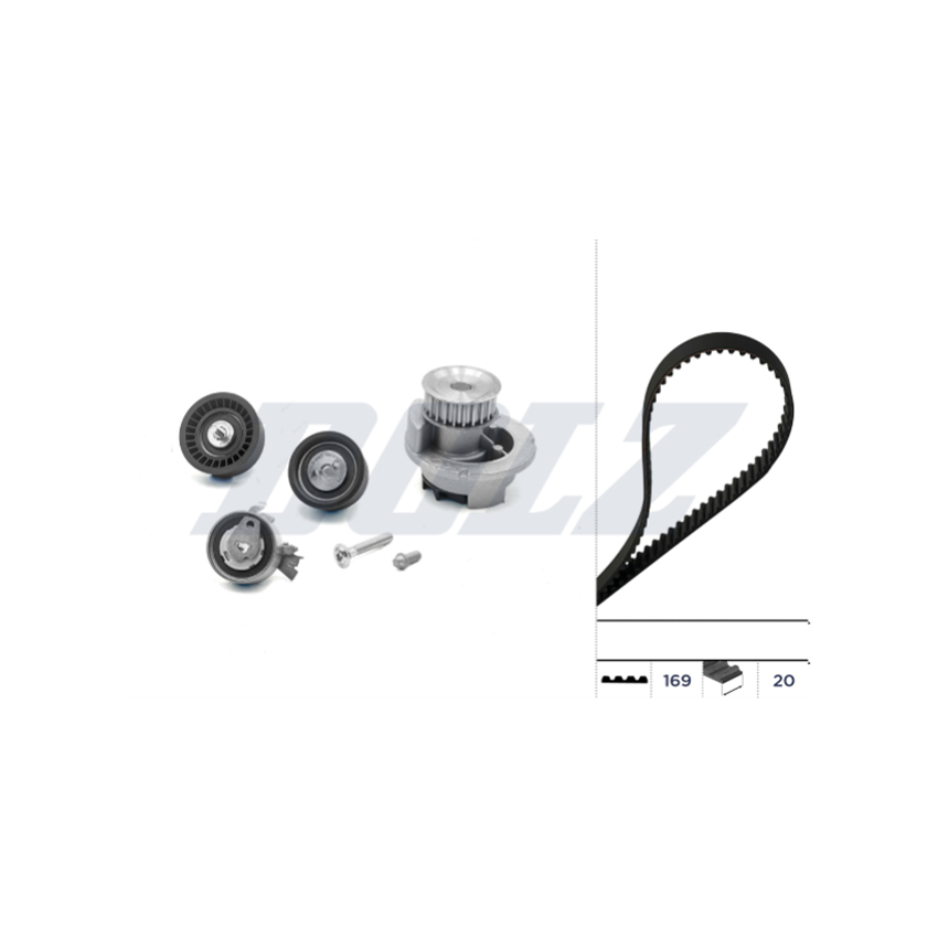 KOMPLET ROZRZĄDU DOLZ KD075 OPEL 1.4-1.8 93-