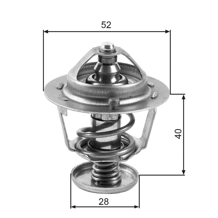 TERMOSTAT GATES TH24782G1 MAZDA 1.3-2.7 93-18