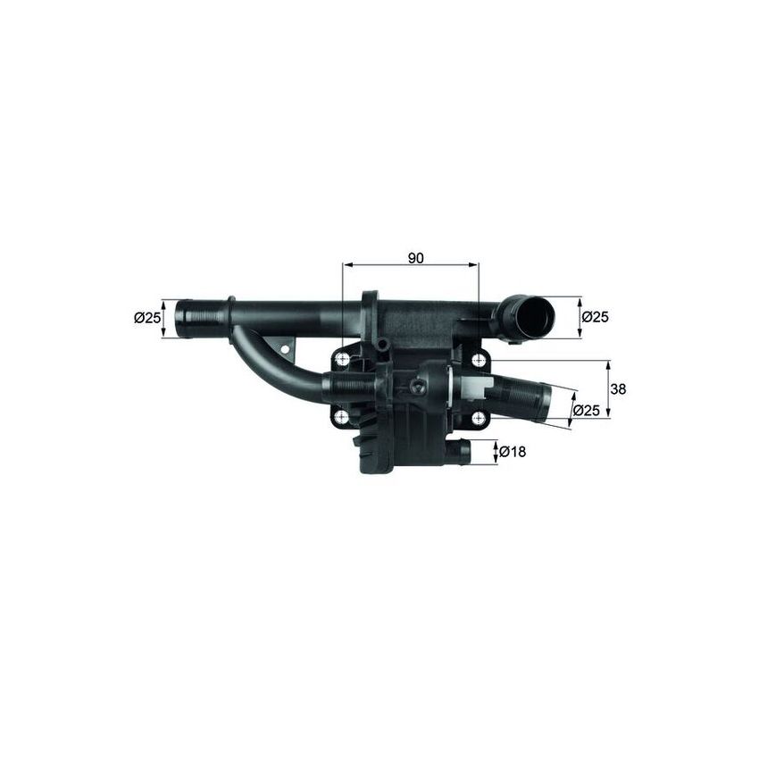 TERMOSTAT MAHLE TH4083 PSA 1.4-1.6HDI 02-