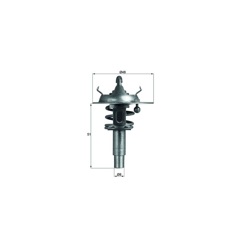 TERMOSTAT MAHLE TX10690D MERCEDES 1.6-1.8 02-11