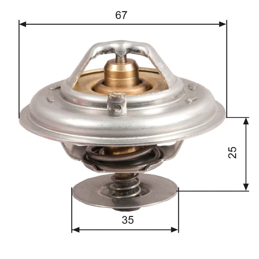 TERMOSTAT GATES TH14380G1 VW 2.0TFSI 03-