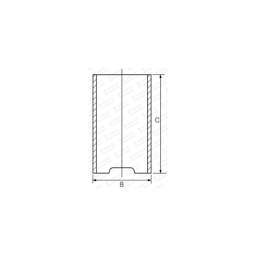 TULEJA CYLINDROWA GOETZE 1401083000 FORD 1.0-1.1 73-90