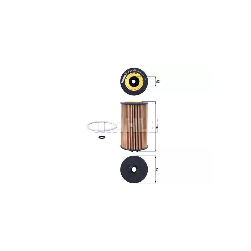 FILTR OLEJU KNEHT OX1058D OPEL 1.6CDTI 13-18