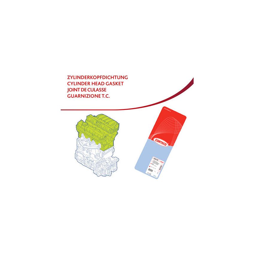 USZCZELKA GŁOWICY CORTECO 83403024 BMW 3.0 15-