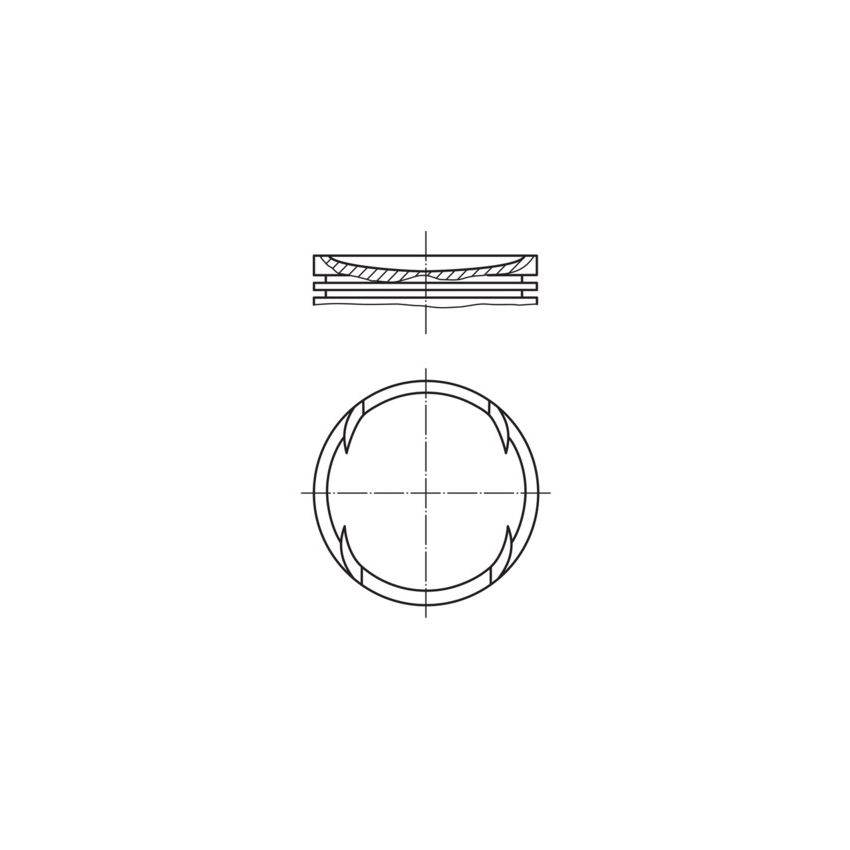 TŁOK MAHLE 028PI00120002 0.50 VW 1.2 06-