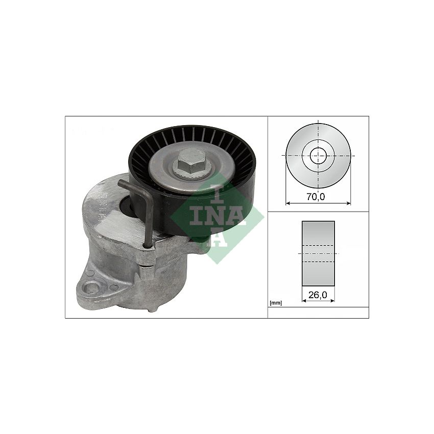 NAPINACZ PASKA INA 534043910 OPEL 2.0CDTI 11-