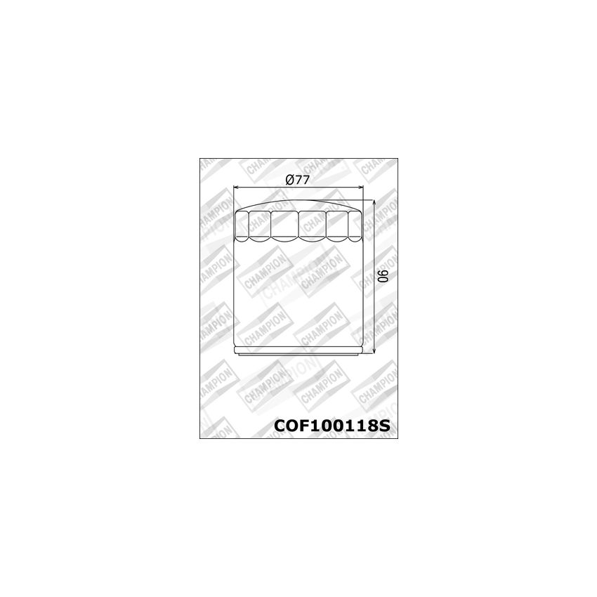 FILTR OLEJU CHAMPION COF100118S PSA 2.5-3.0 81-11