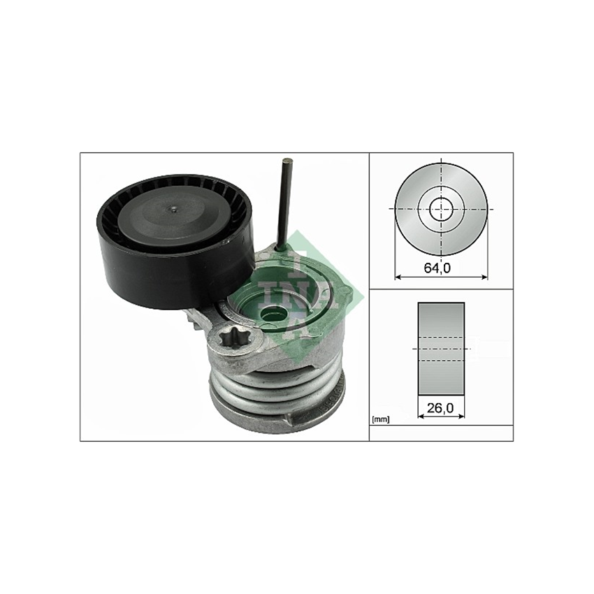 NAPINACZ PASKA INA 534033110 BMW 2.0-3.0D 03-