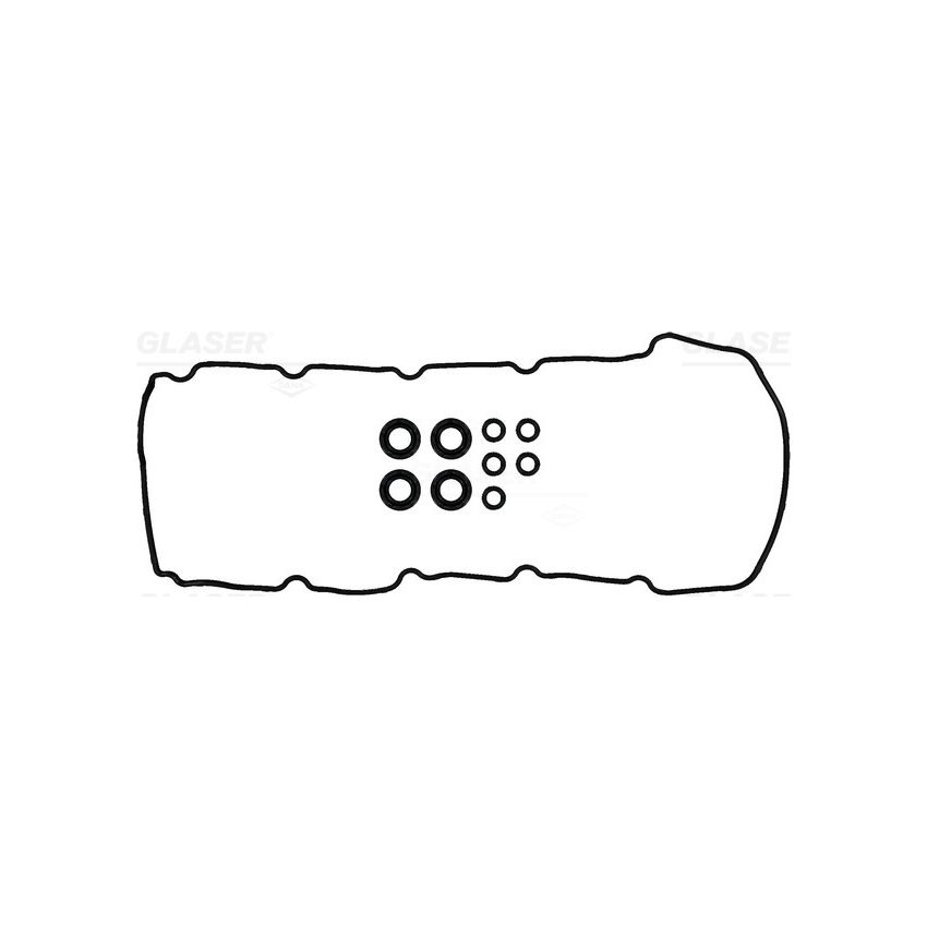 KOMPLET USZCZELEK POKRYWY ZAWORÓW GLASER V38825-00 HYUNDAI 1.5D 06-
