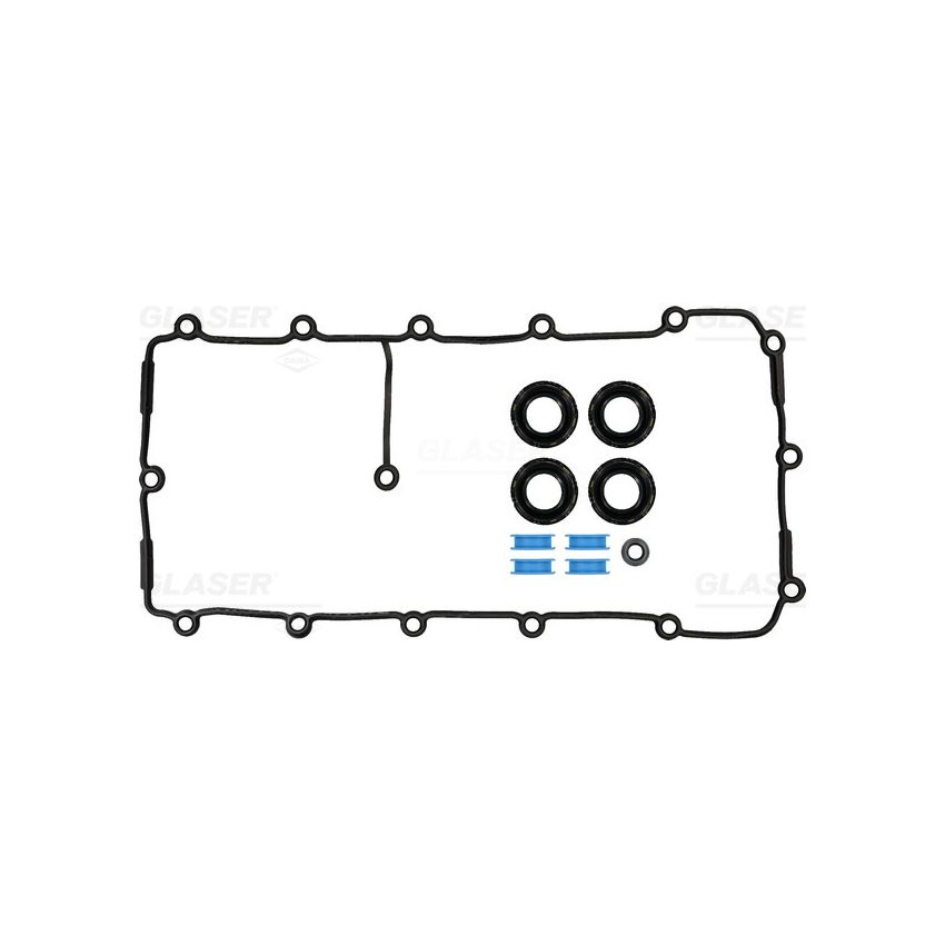 KOMPLET USZCZELEK POKRYWY ZAWORÓW GLASER V38061-00 VW 4.2 02-06