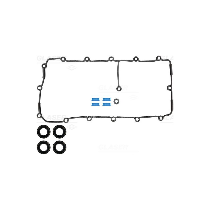KOMPLET USZCZELEK POKRYWY ZAWORÓW GLASER V38062-00 VW 4.2 02-06