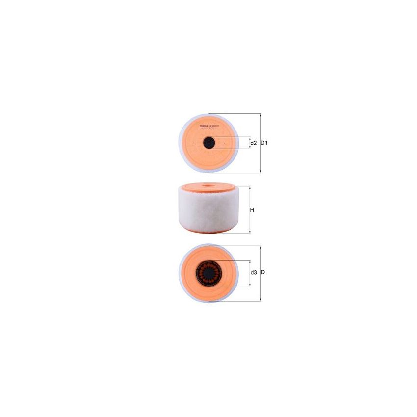 FILTR POWIETRZA KNEHT LX2607/2 VW 1.8-2.0 11-