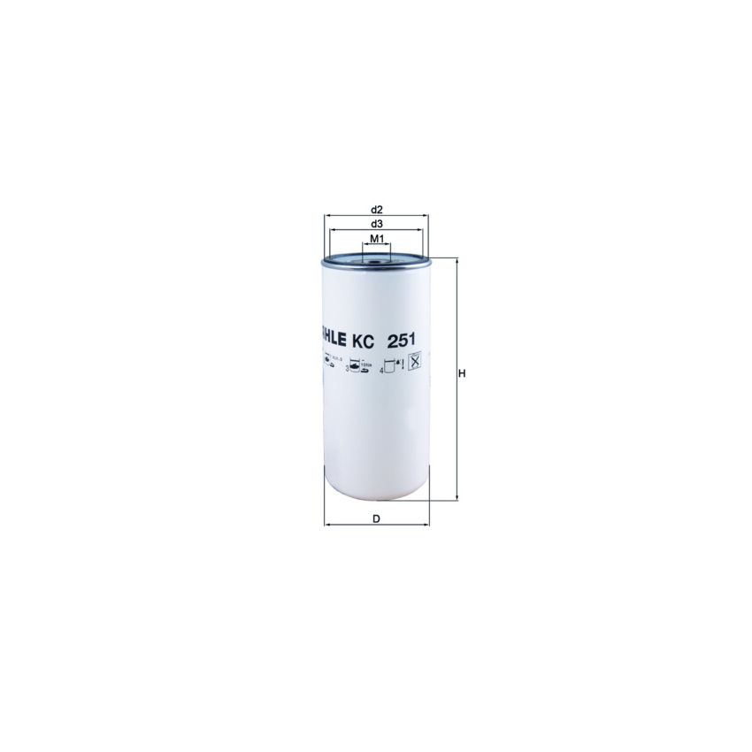 FILTR PALIWA KNEHT KC251 RVI D13A400 00-