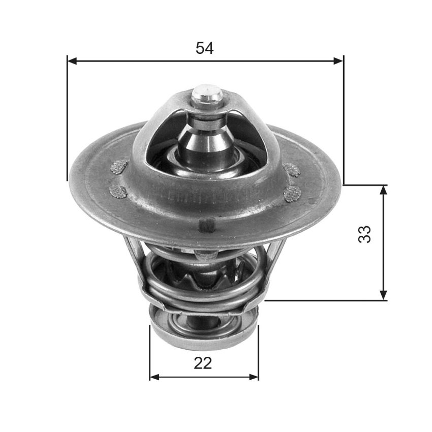 TERMOSTAT GATES TH22285G1 OPEL 1.7DTI 92-