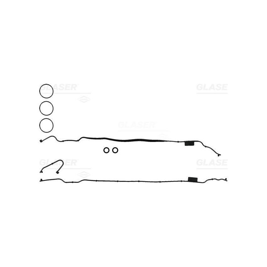 KOMPLET USZCZELEK POKRYWY ZAWORÓW GLASER V90335-00 ALFA ROMEO 2.9 15-